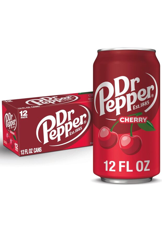 Dr Pepper Cherry Soda - 12 fl oz Cans (Pack of 12)