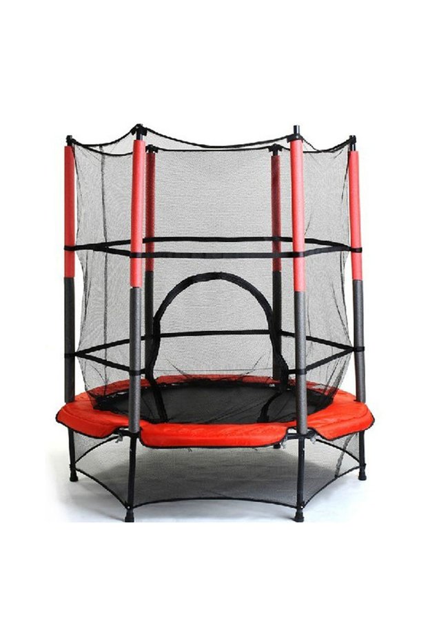 Trampoline 4.5 Feet Red Kids Indoor/Outdoor Toy (Ages 3+)