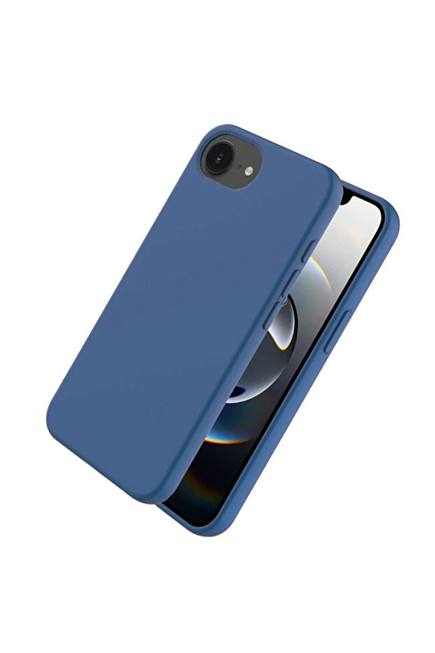 Soft Case for iPhone 16e, MicroFiber, TPU, Blue - 1