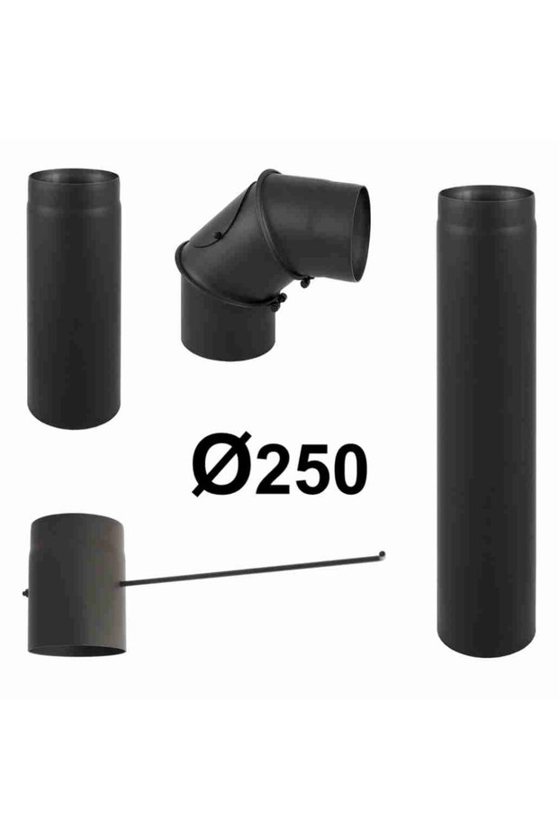 Fi250 downpipe package, chimney connection - PRO