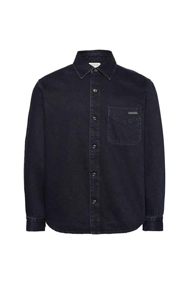 BLUE BLACK STONE 90S OVERSHIRT - 6