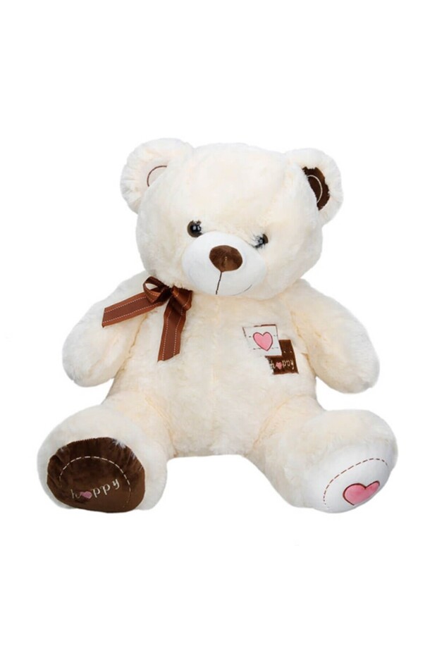 1018 Puffy Friens Plush Bear with Ribbon