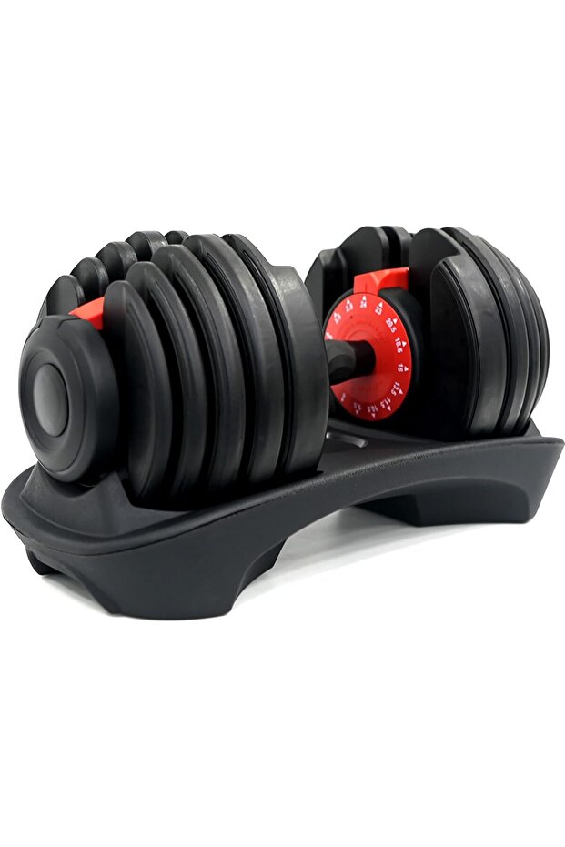 Adjustable Dumbbell EM-9270-24 Quick Select Free Weight with Ergonomic Grip for Home & Gym Workout