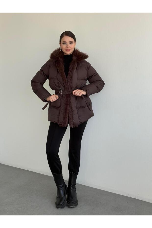 Şişme Kürklü Mont - 2