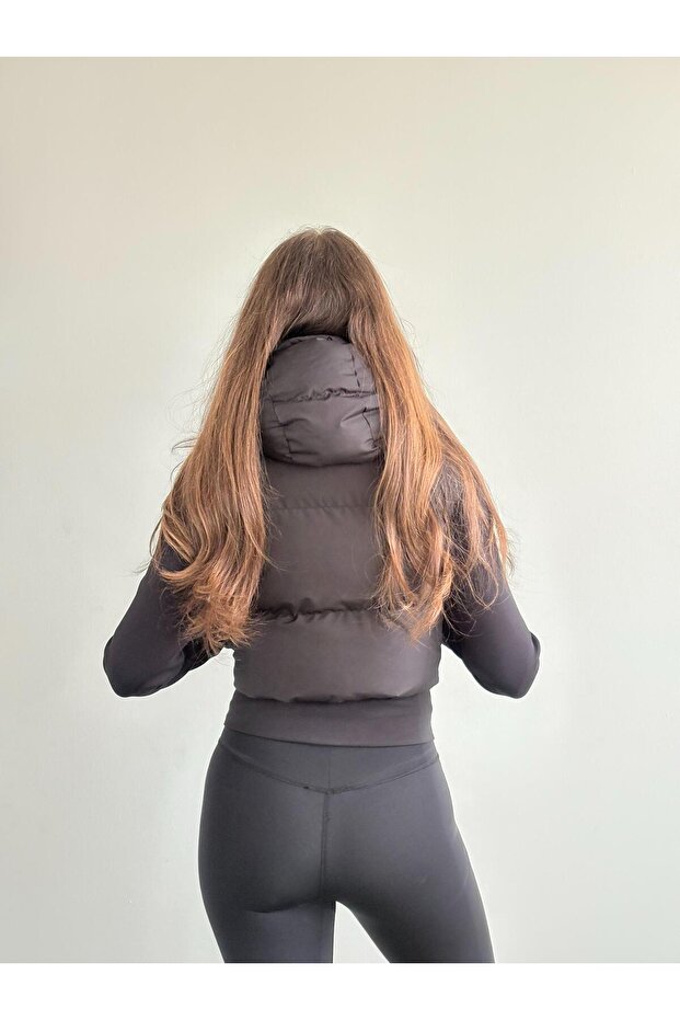 Şişme Crop Mont - 6