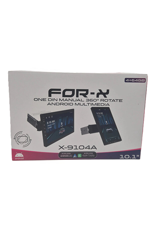 Android Teyp – 10.1″ 4 Ram 64 Hafıza - Oynar Kafa Android Multimedya – X-9104A Tek Din 3 - 1