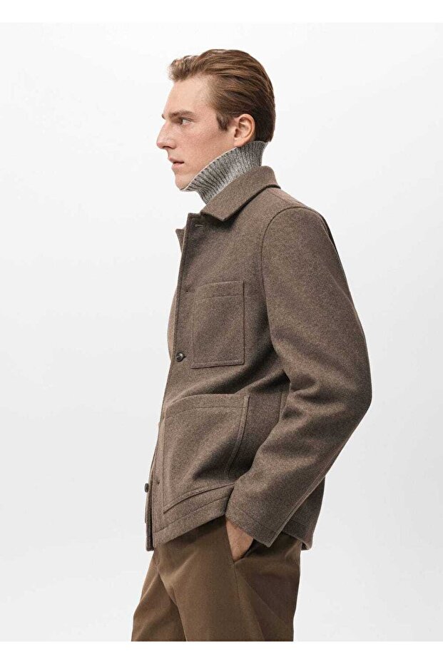 Cepli kumaş ceket - 8