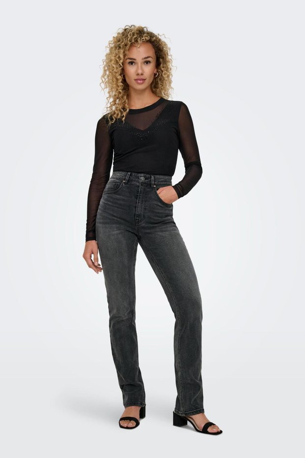 15332146 Onlwıllow Hw Slım Dnm Gua165 Women's Jeans