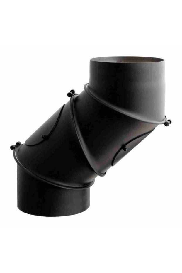 Adjustable downpipe elbow fi 200 / type S / 4 segments