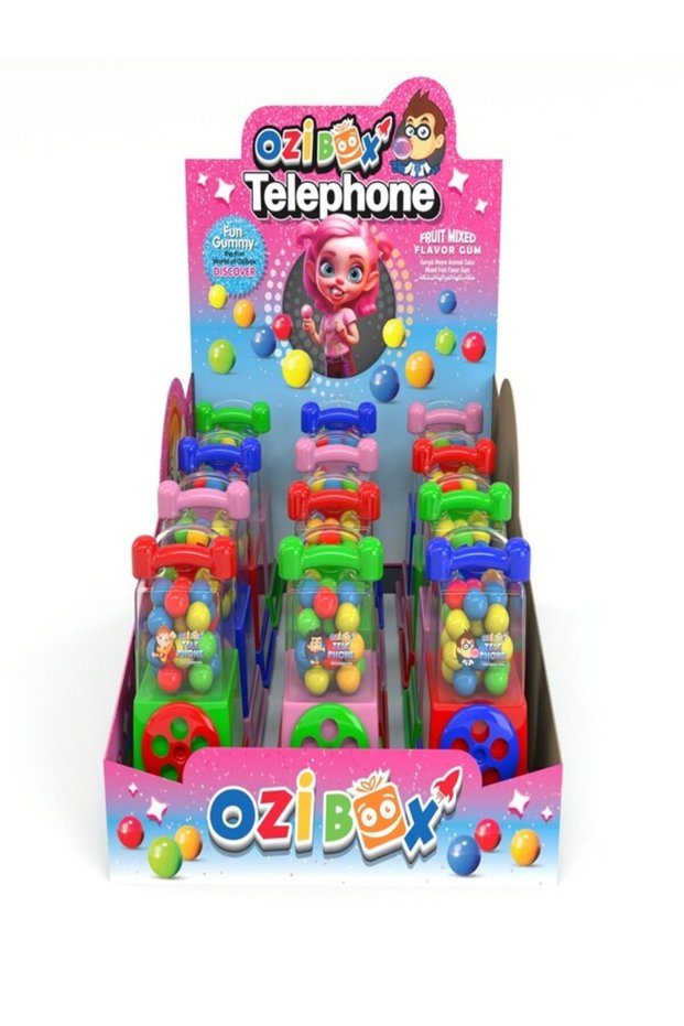 Telephone Chewing Gum 12 Pieces
