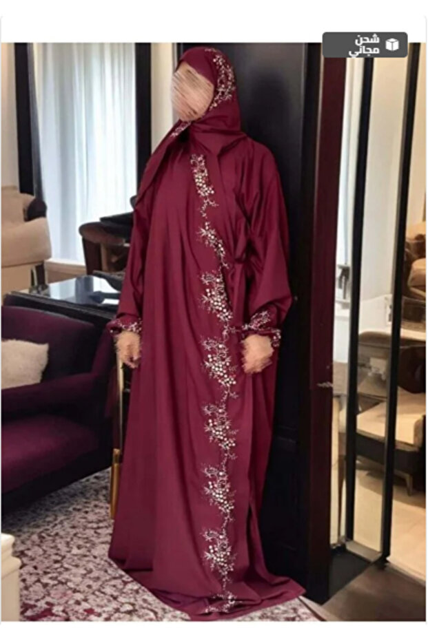 طقم شرشف صلاه نسائي مقاس واحد للكبار