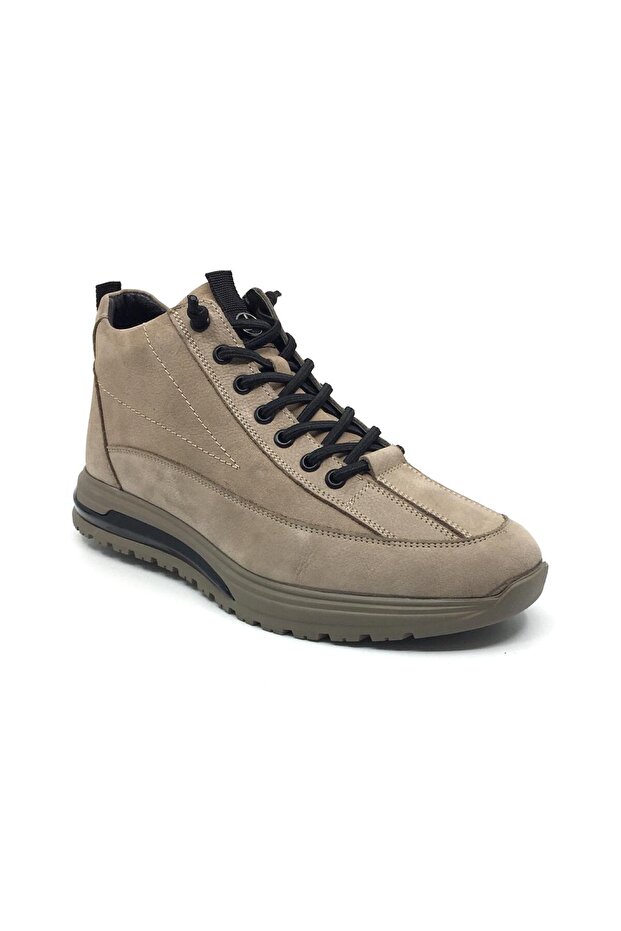 100% Leather Men's Comfortable Everyday Winter Orthopedic Sneakers Boots New Season 40-44
