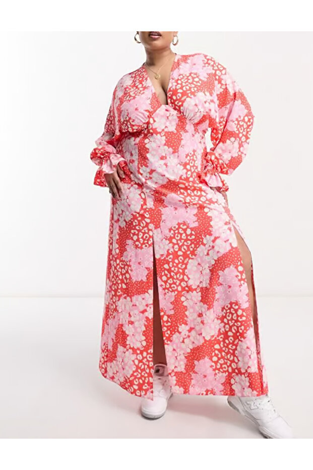 Rochie lunga, Roz - 1