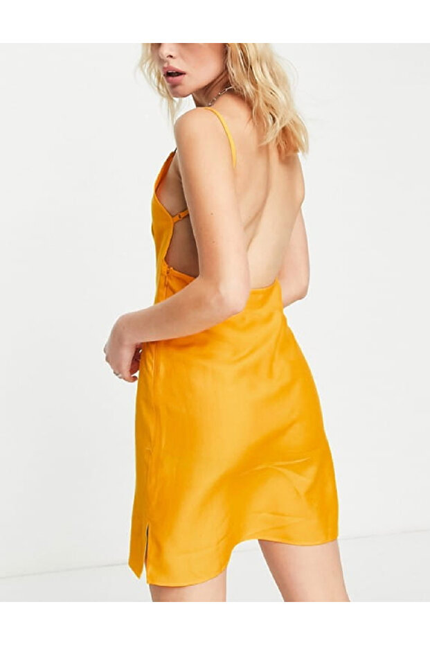 Rochie scurta, Mustar - 2