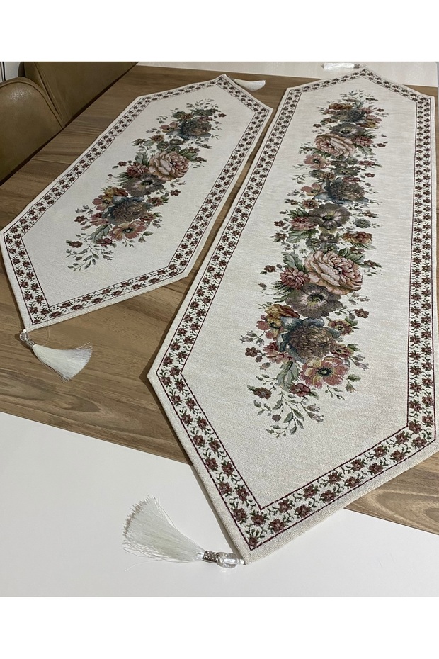 GOBLEN RUNNER ŞÖNİLLİ 2Li SET - 2