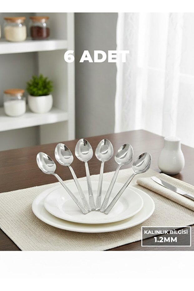 HASIR MODEL 6 ADET TATLI KAŞIĞI - 3