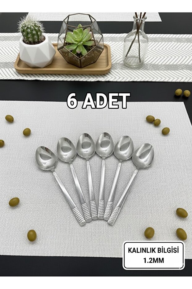 HASIR MODEL 6 ADET TATLI KAŞIĞI - 1
