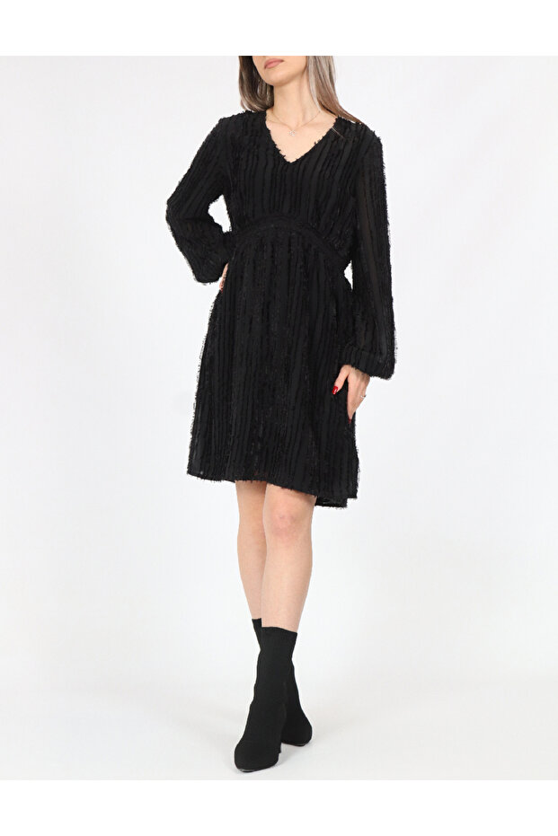 Rochie scurta, Negru - 1