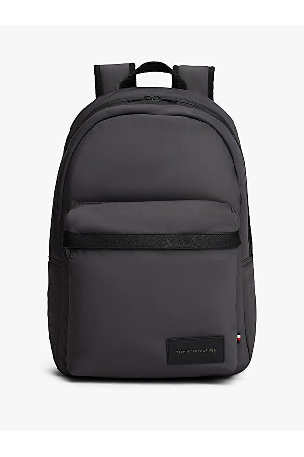Textile Logo Patch Dome Backpack