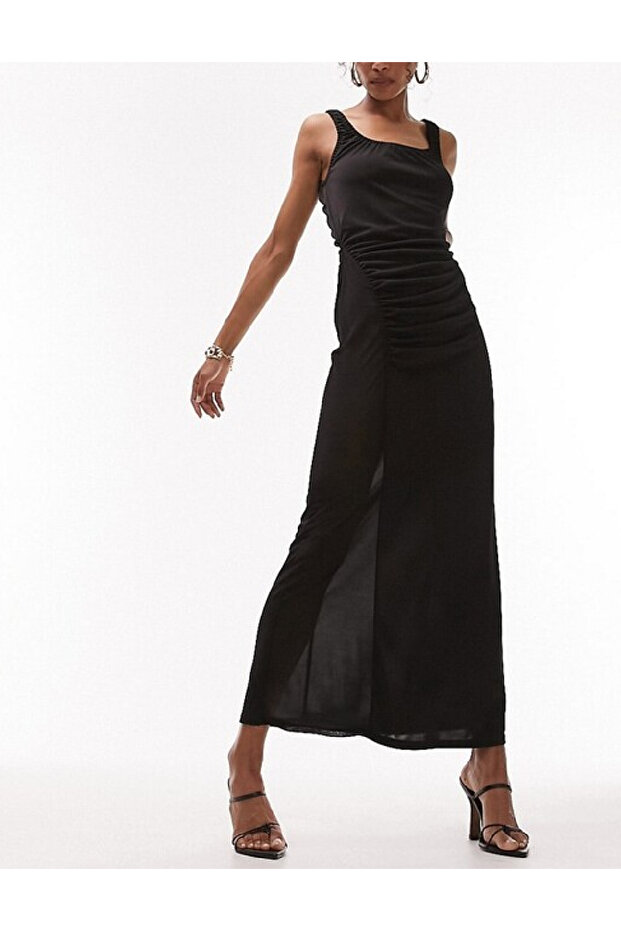 Rochie lunga, Negru - 1