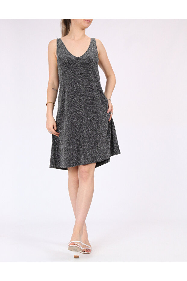 Rochie scurta, Gri - 1