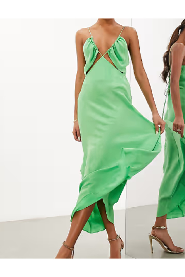 Rochie lunga, Verde - 1