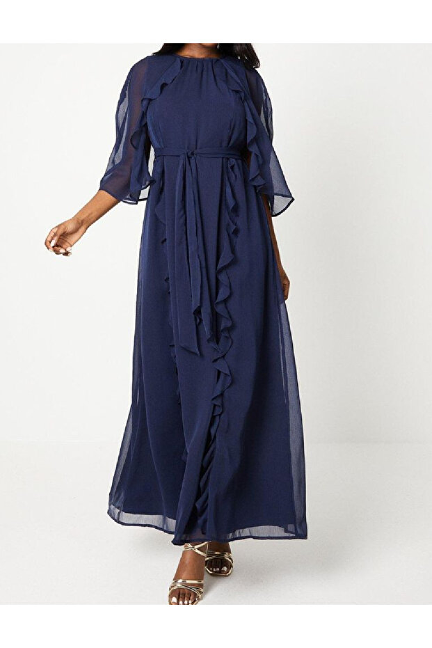 Rochie lunga, Bleumarin - 1