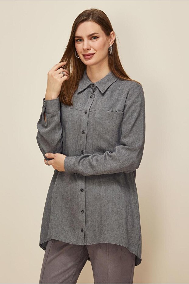 Shirt Collar Tunic 46223