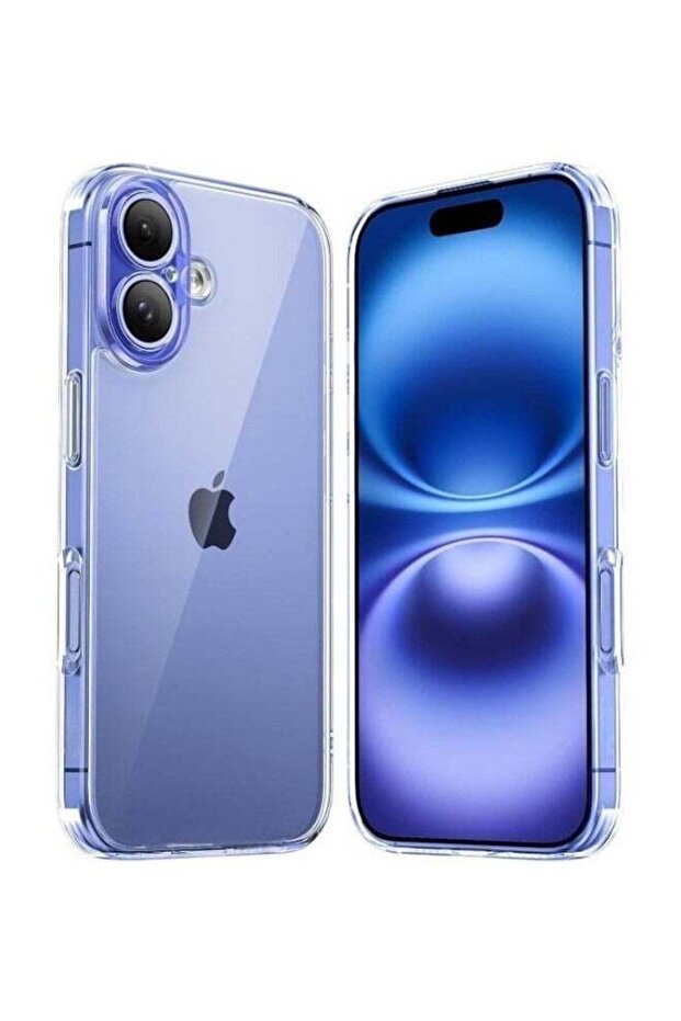 جراب S-Top الشفاف لهاتف iPhone 16 Plus - حماية من السقوط والخدوش، مقاوم للاصفرار، طبقة مزدوجة،