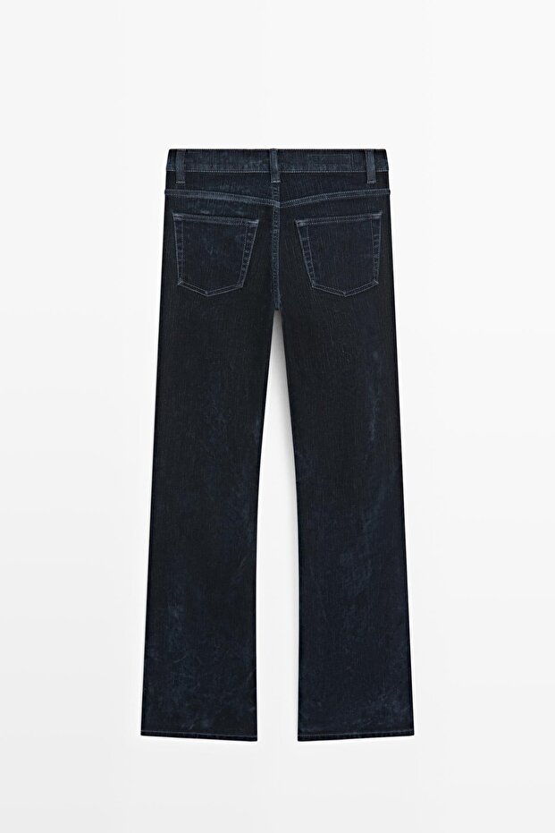Yüksek bel bootcut jean - 8
