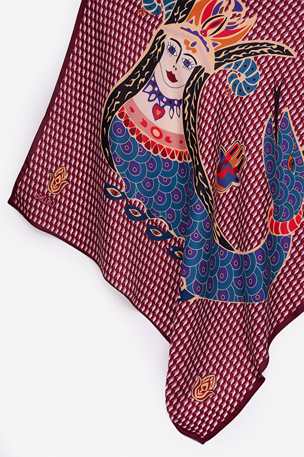 Şahmeran Monogram Fular - 5