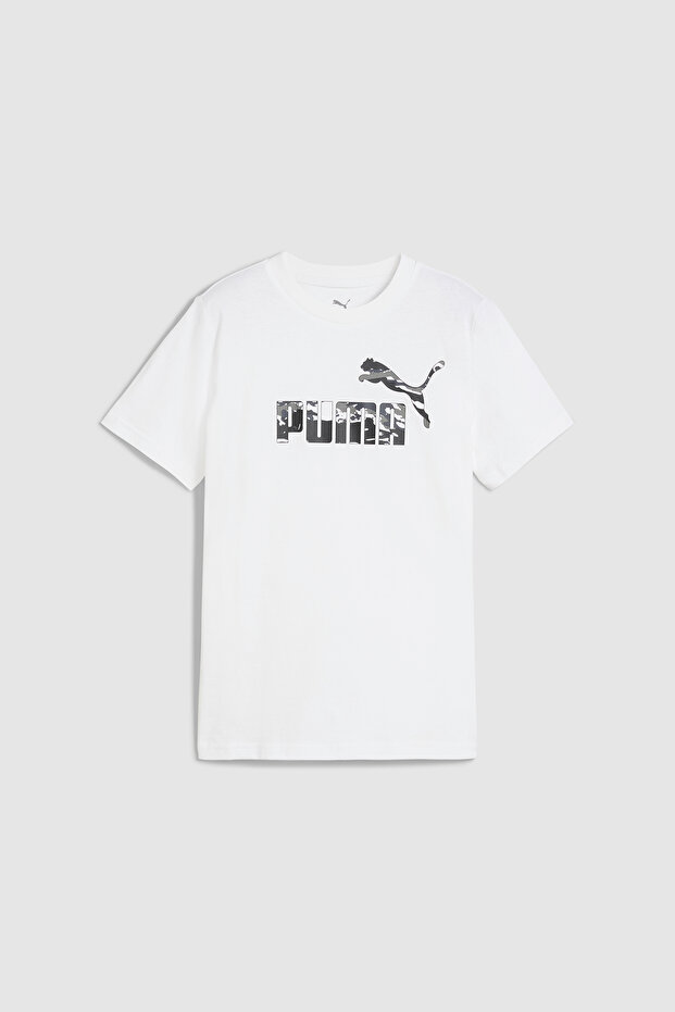 تي شيرت Ess Camo B أبيض - 1