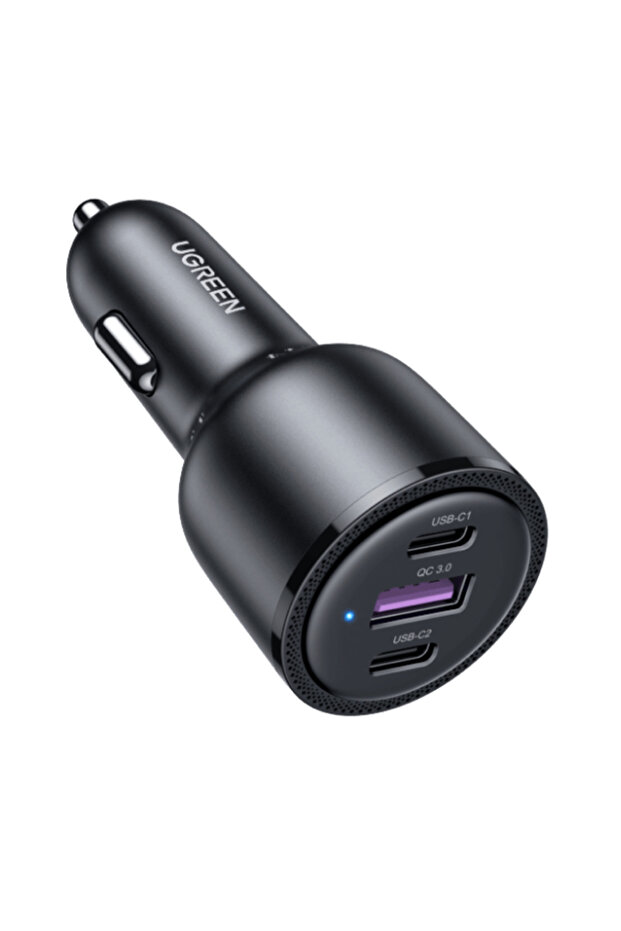 USB C Car Charger 69W 3-Ports PD 65W+20W+SCP 22.5W