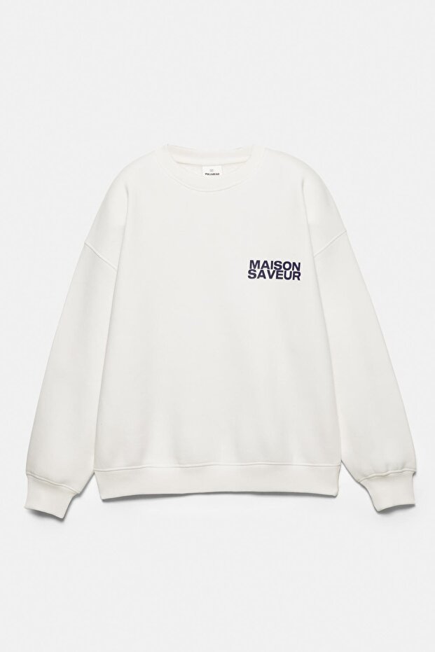 Profiterol grafik sweatshirt - 4