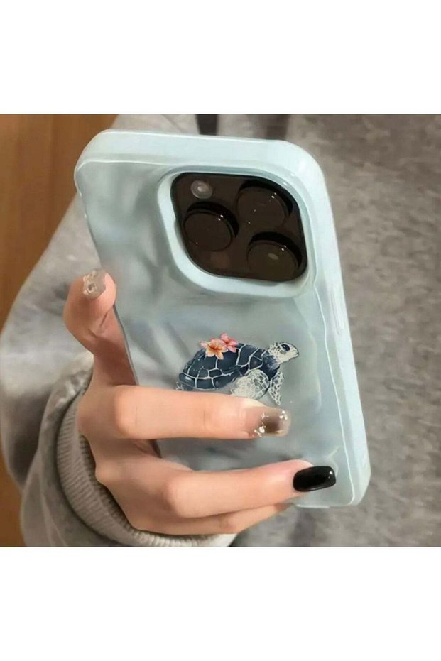 17 Air Adorable Watercolor Turtle Floral Phone Case