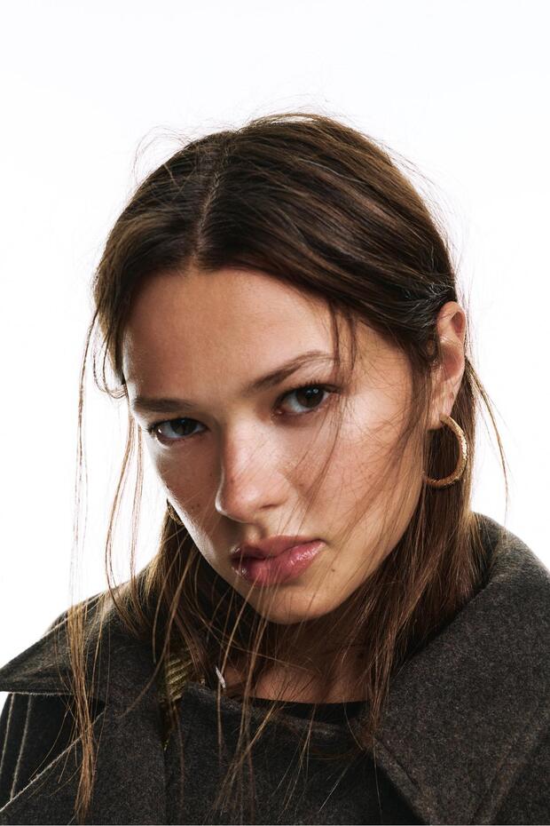 Dokulu halka küpe - 1