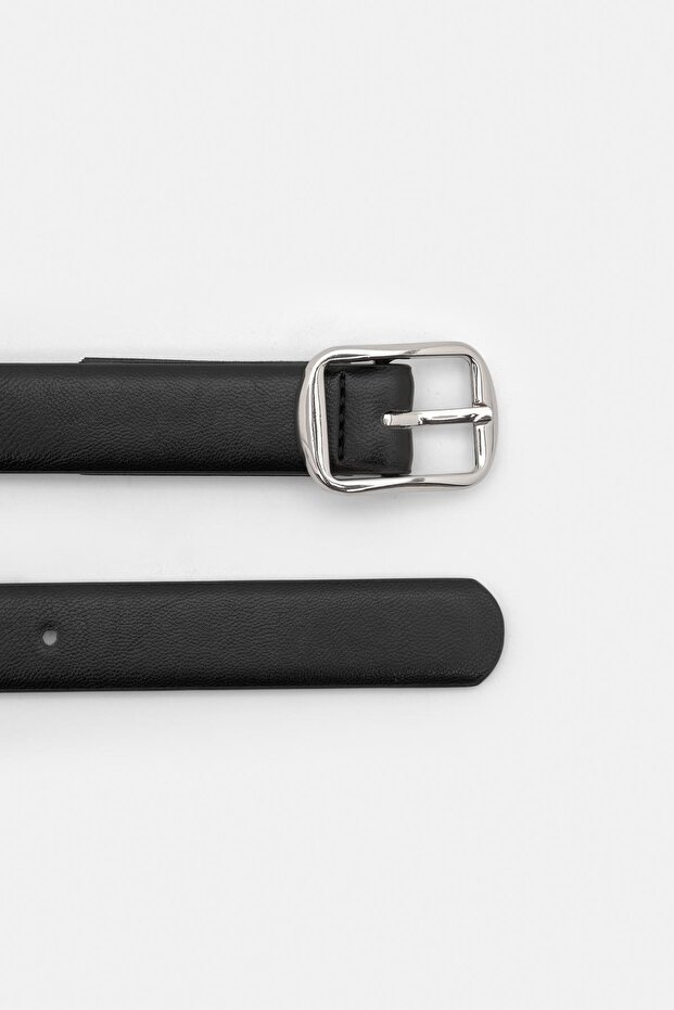 İnce kare tokalı kemer - 2