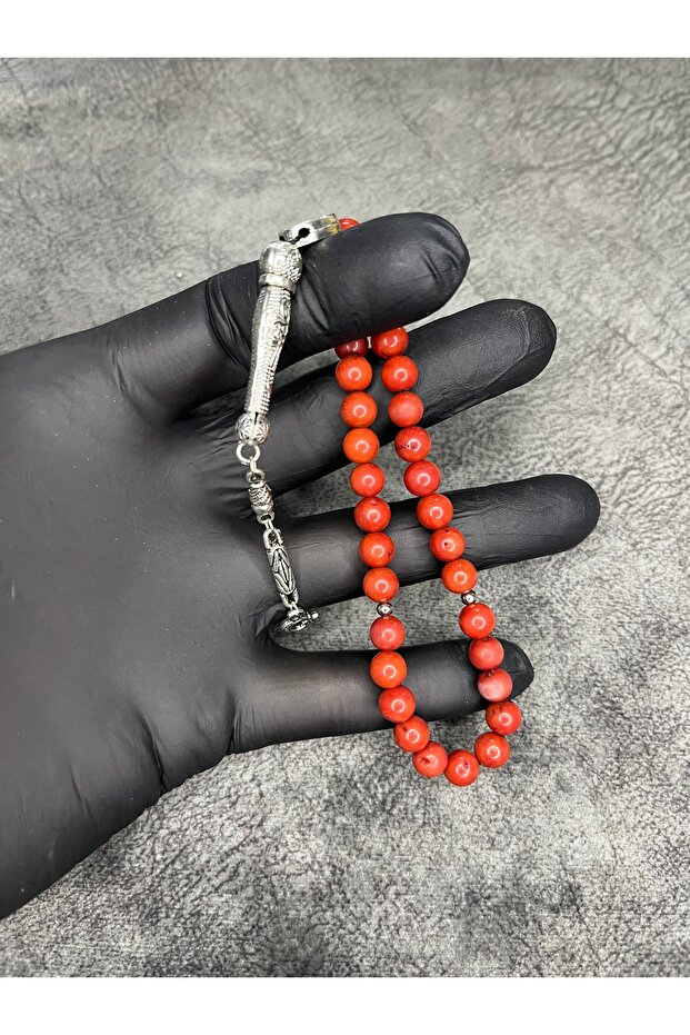 Globe Wrist-Length High-End Natural Sea Coral Prayer Beads