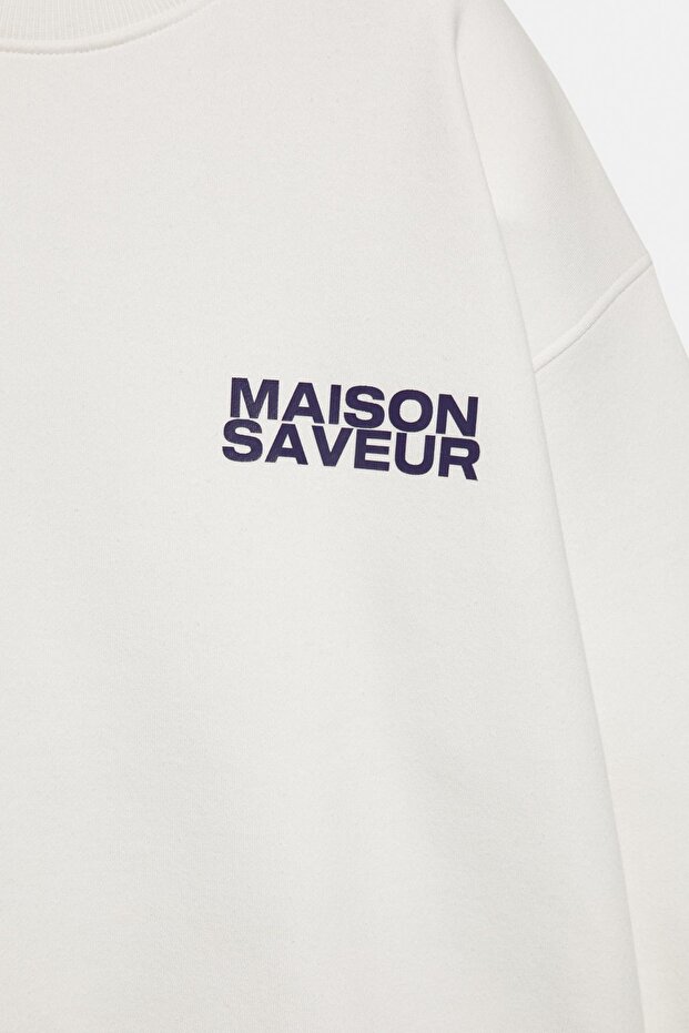 Profiterol grafik sweatshirt - 6