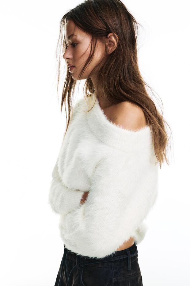 Asimetrik suni kürk kazak - 4