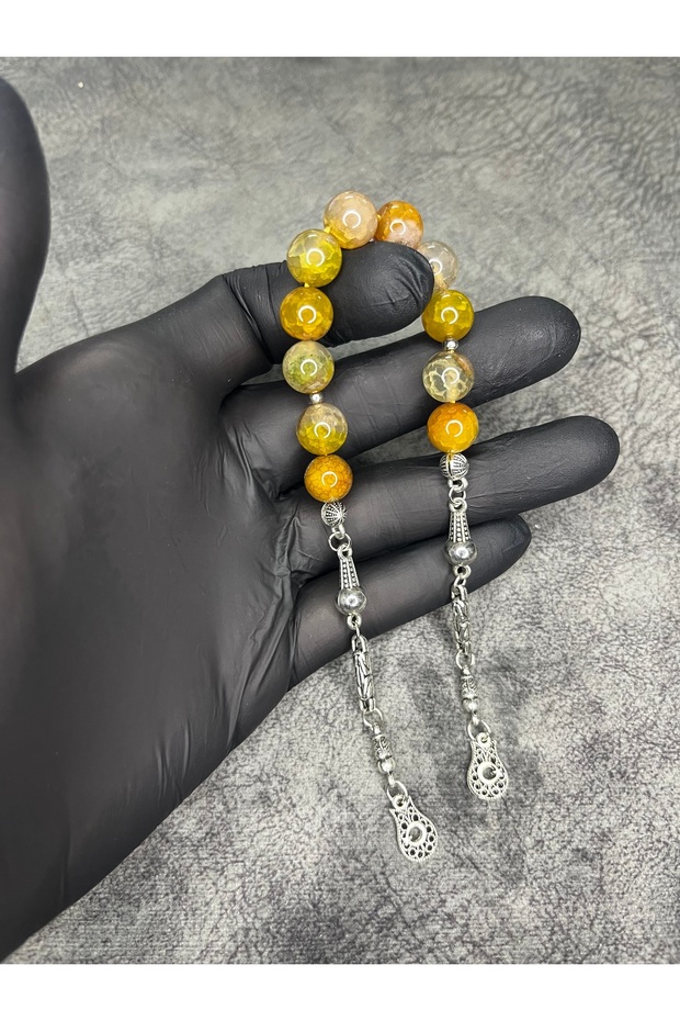Zaza Sallamalık High-End Agate Natural Stone Prayer Beads