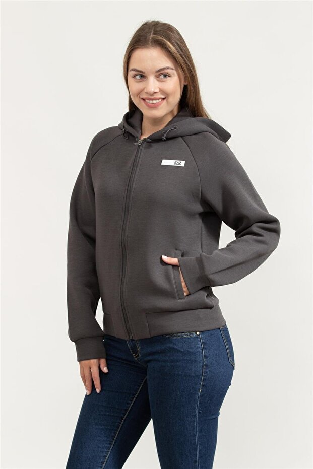 Kadın Kapüşonlu Sweatshirt - 2