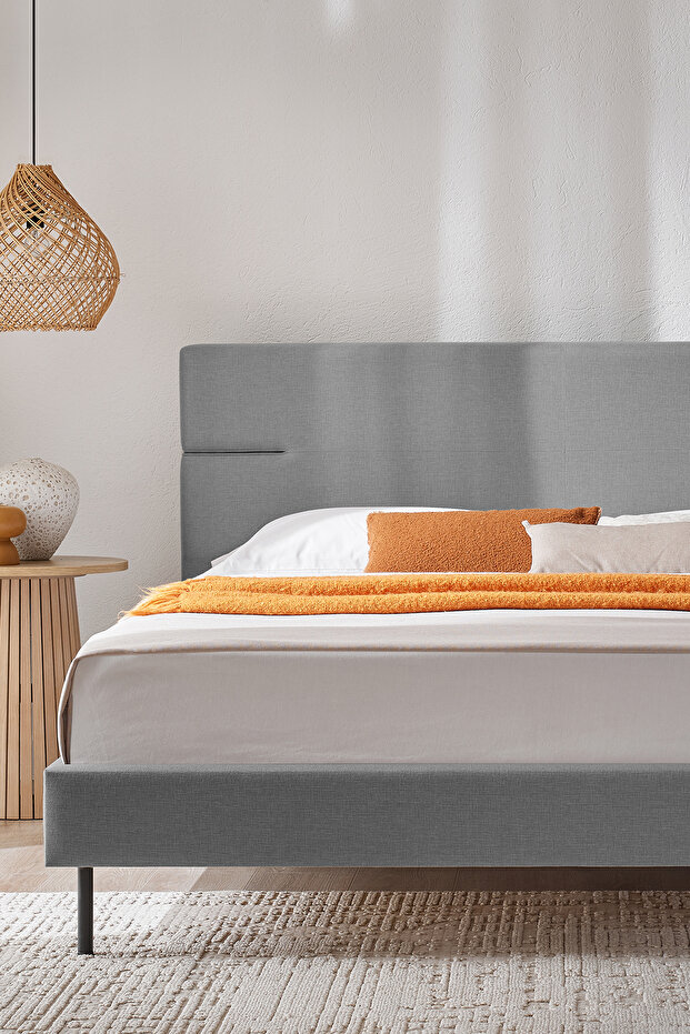 BaseUp Başlıklı Karyola - Antrasit - 4