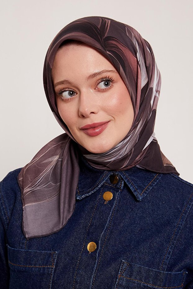 Cooper Soft Eşarp | Kestane Kabuğu - 2