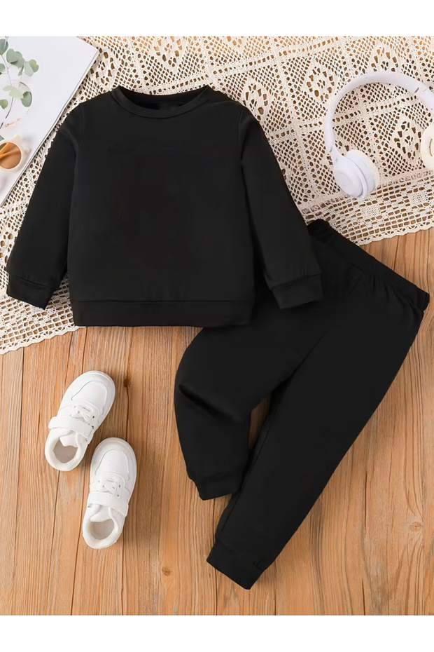 Premium 100% Cotton 2-Ply Circular Neck Bottom and Top Set for Children