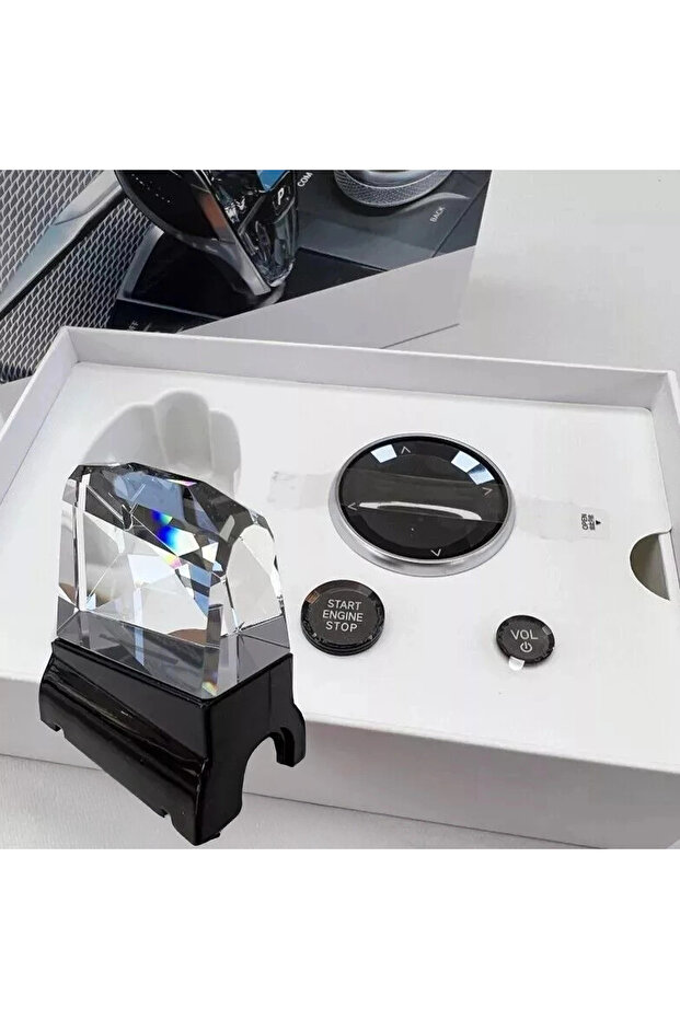 Bmw 2-3-4 Series I3 I4 X3 Crystal Shift - Key Set (4 Pieces) - Shift-Multimedia-Vol-Start/Stop