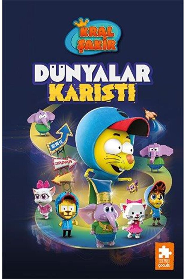 Kral Şakir Worlds Are Confused Inside Colored Art Paper Missing Piece
