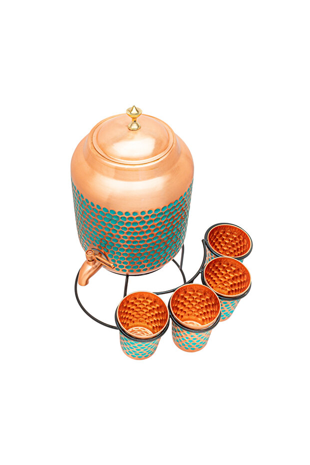 Emerald copper set - 2