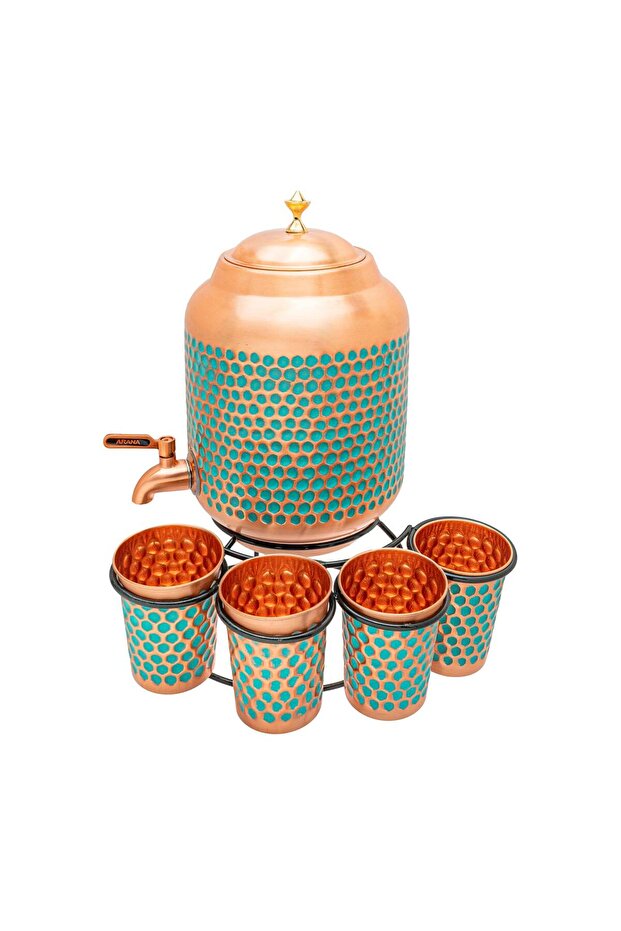 Emerald copper set - 1