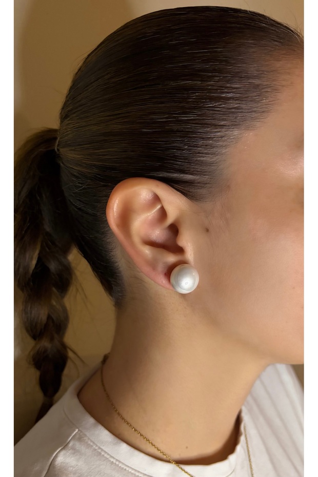 Milo Top İnci Küpe - 1